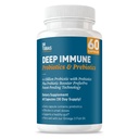 Dr. Tobias Deep Immune Probiotics & Prebiotics, Dual Action Digestion & Immune Support mit PreforPro Prebiotics & Delayed Release Spore Forming Probiotics for Women & Men, 60 Capsules, 30 Portionen