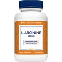 Vitamin Shoppe L-Arginin 500MG - Nitric Oxide Produktion, Zirkulation & Übung Leistungsunterstützung (300 Kapseln)