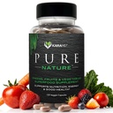 KaraMD reine Natur | Grüns, Obst und Gemüse Ergänzung | Vitamine, Fiber & Antioxidants | 20 Früchte und Gemüse Ergänzungen für Energie & Verdauung | Glutenfrei & Vegan freundlich (30 Servierungen)