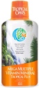 Tropical Oasis Mega Plus - Flüssiges Multivitamin und Mineralergänzung – Inklusive 85 Vitamine & Mineralstoffe, 20 Aminosäuren + CoQ10, Traubensaftextrakt & Organische Aloe Vera - 32oz, 32 Portionen, 33460