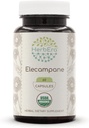 HerbEra Elecampane USDA Organic 60 Kapseln | Natürliche Kräuterergänzung | Certified Organic Vegetarian Capsules and Organic Elecampane (Inula Helenium) Getrocknete Wurzel (60 Kapseln)