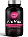 VWS Biotin 10.000 mcg Nahrungsergänzungsmittel w/Zinc & Selen zur Förderung von Thicker Hair Growth, Stronger Nails & Healthy Skin für Damen und Herren, 120 Vegan Capsules